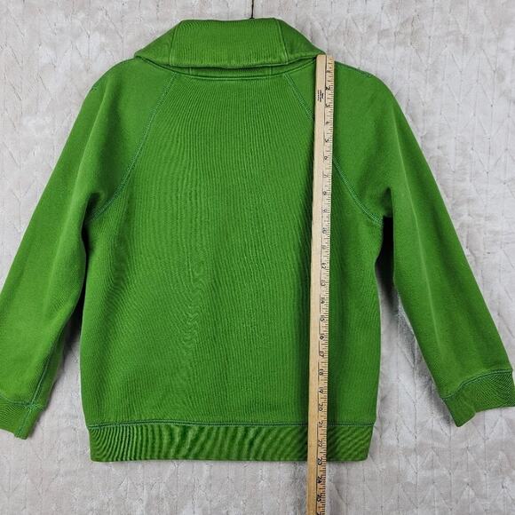 J Crew Sweatshirt Womens Medium Shawl Collar Fisherman Green Minimal Timeless - Picture 5 of 6